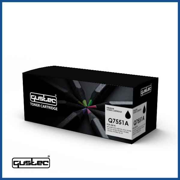  GUSTEC 51A (Q7551A) Black Compatible Toner